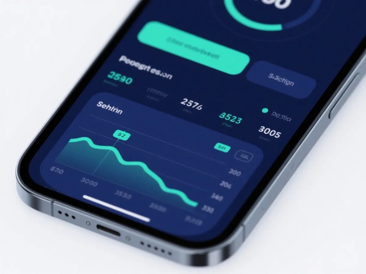 移动端数据看板示意