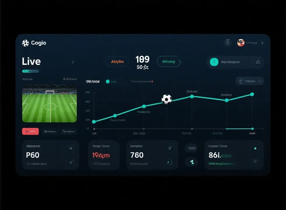 实时比分与技术统计示意图